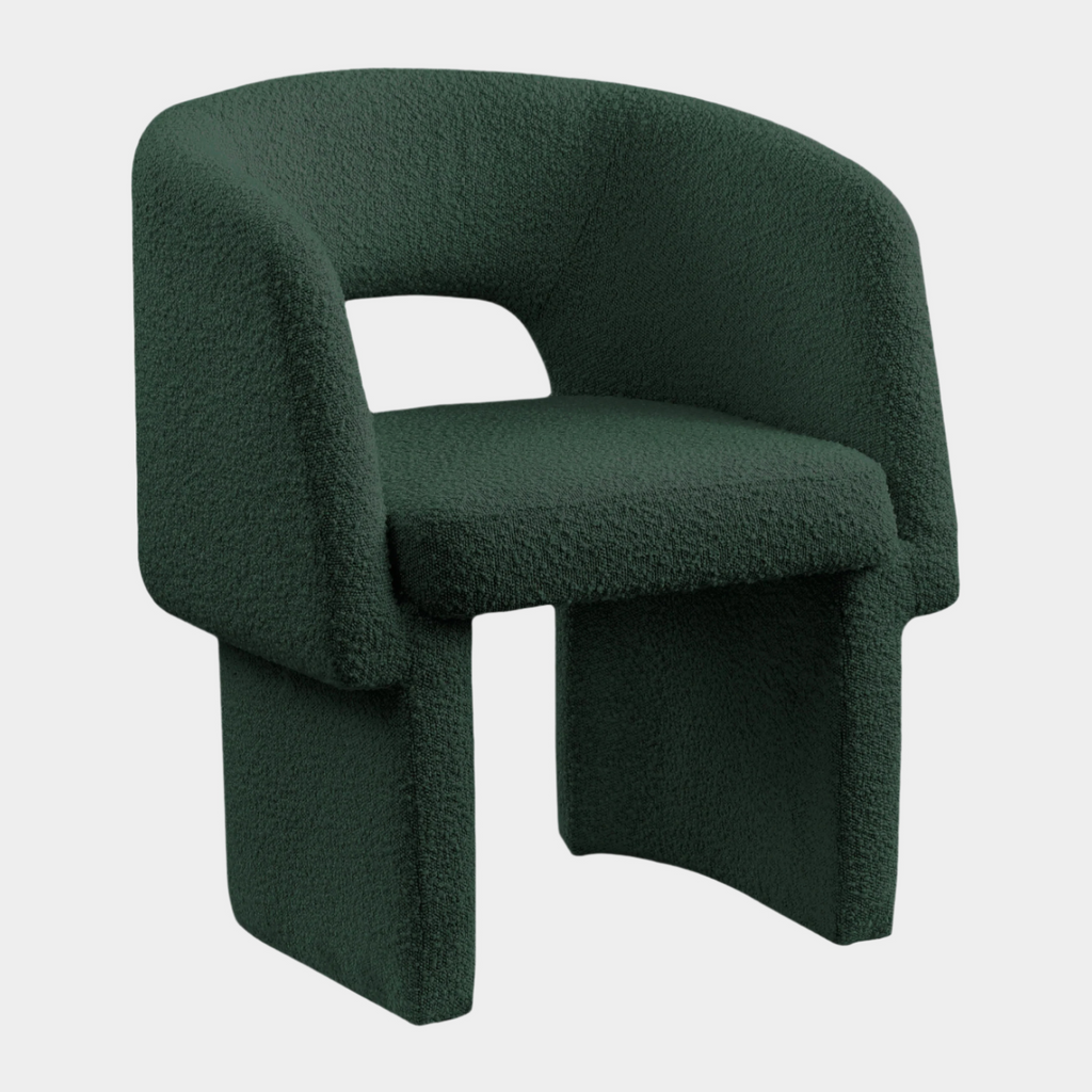 Emmet Boucle Fabric Upholstered Dining Chair / Accent Chair