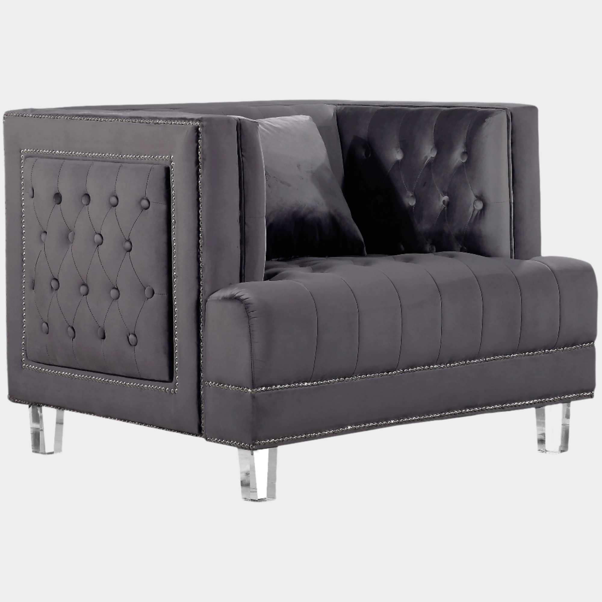 Lucas Velvet Upholstered Chair