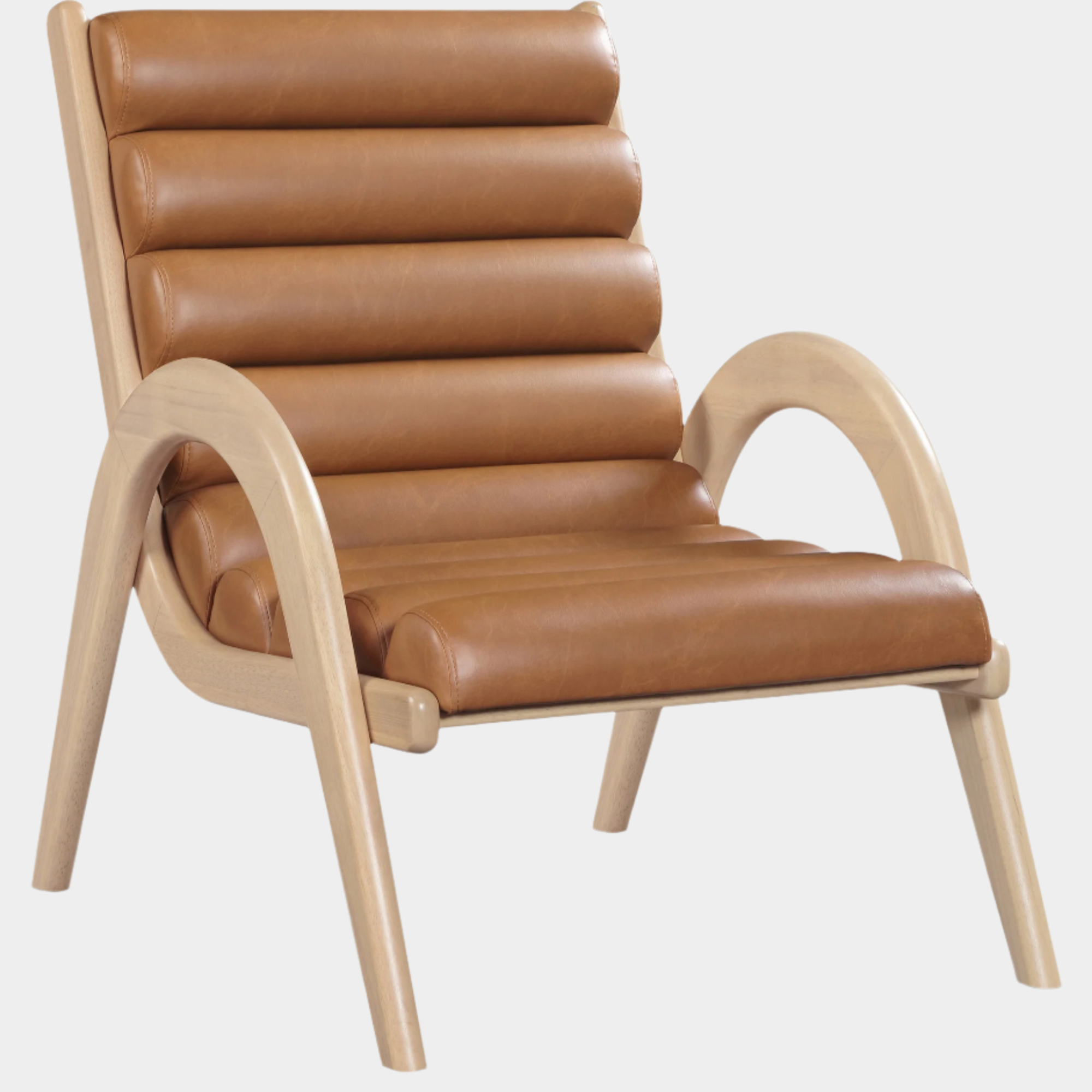 Randal Vegan Leather Upholstered Accent Chair