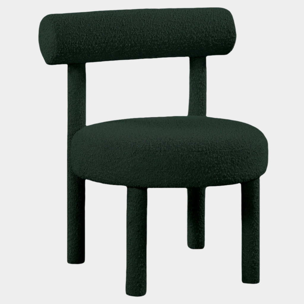 Parlor Boucle Fabric Upholstered Accent Chair
