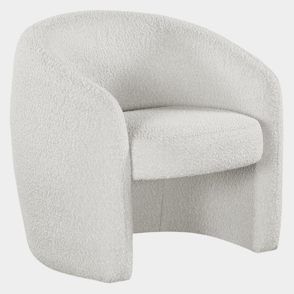 Acadia Boucle Fabric Upholstered Accent Chair