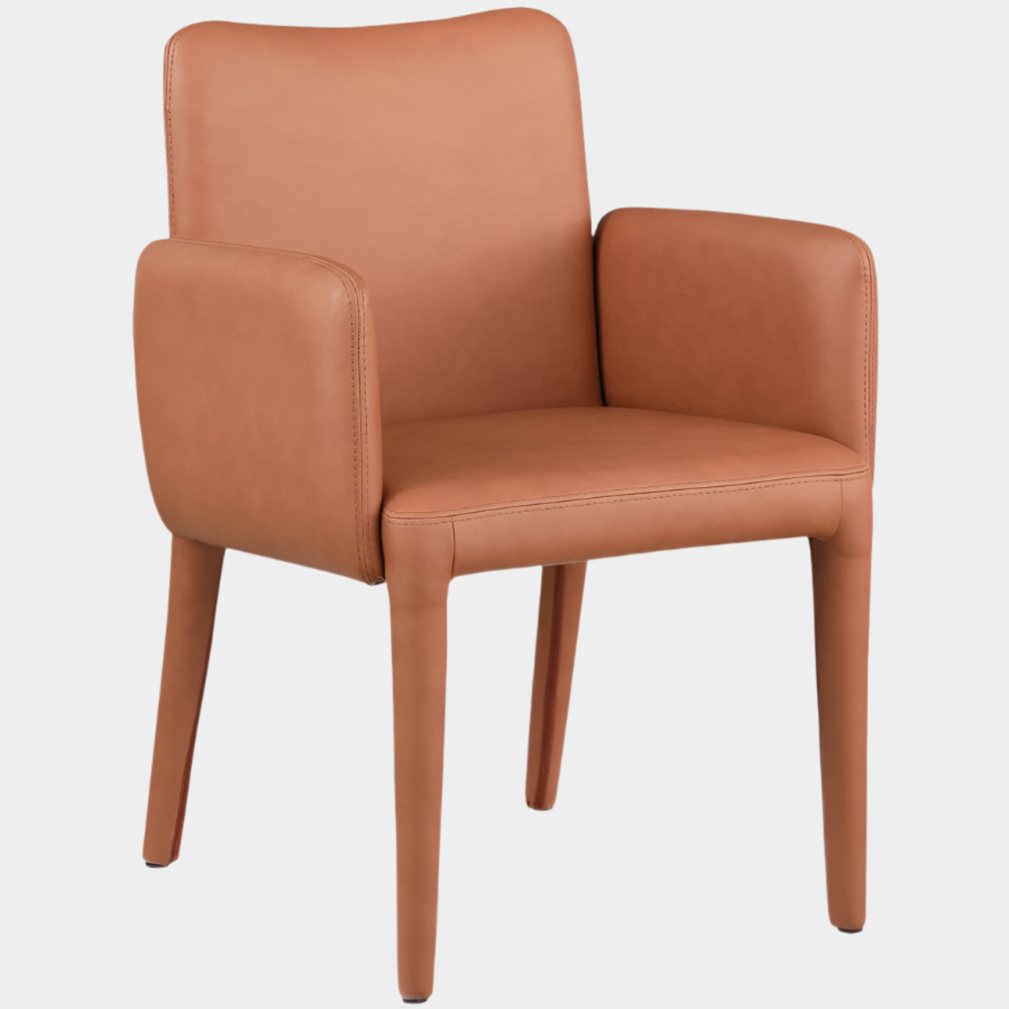 Pelle Vegan Leather Upholstered Dining Chair / Accent Chair