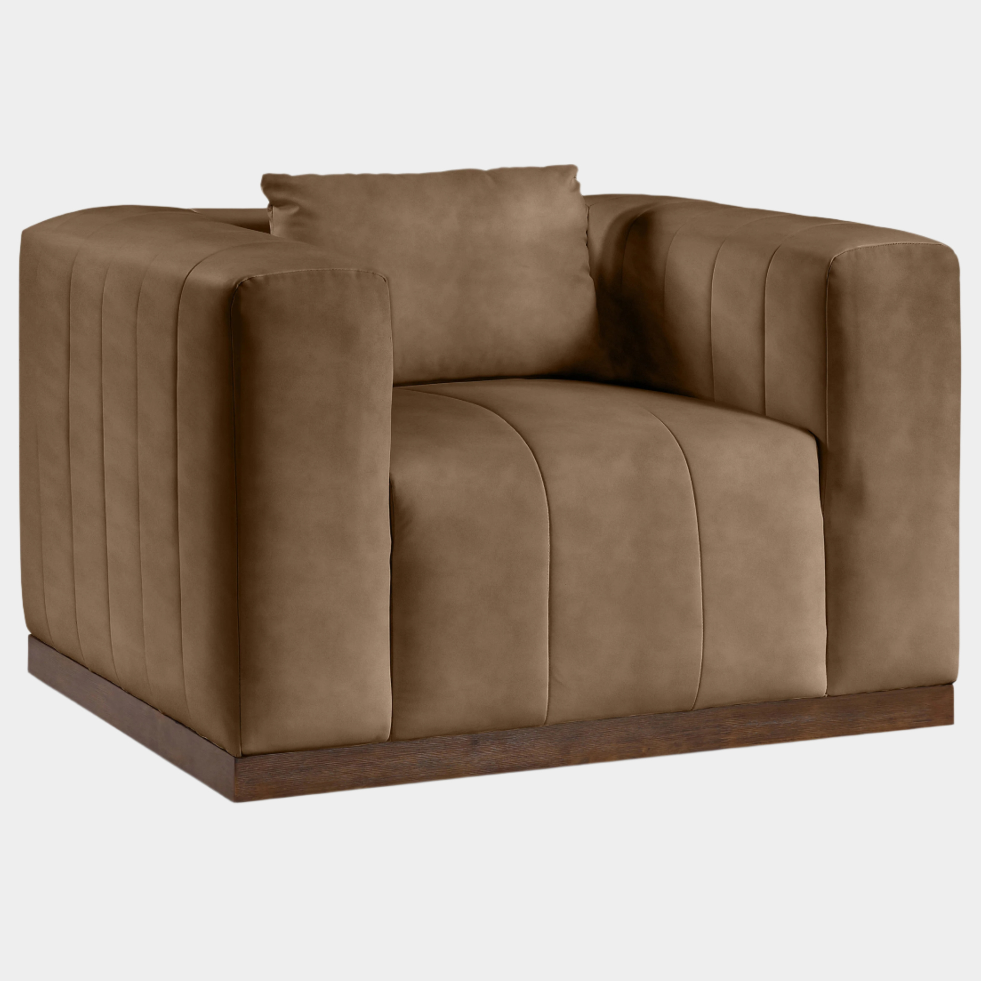 Mallina Vegan Leather Upholstered Accent Chair