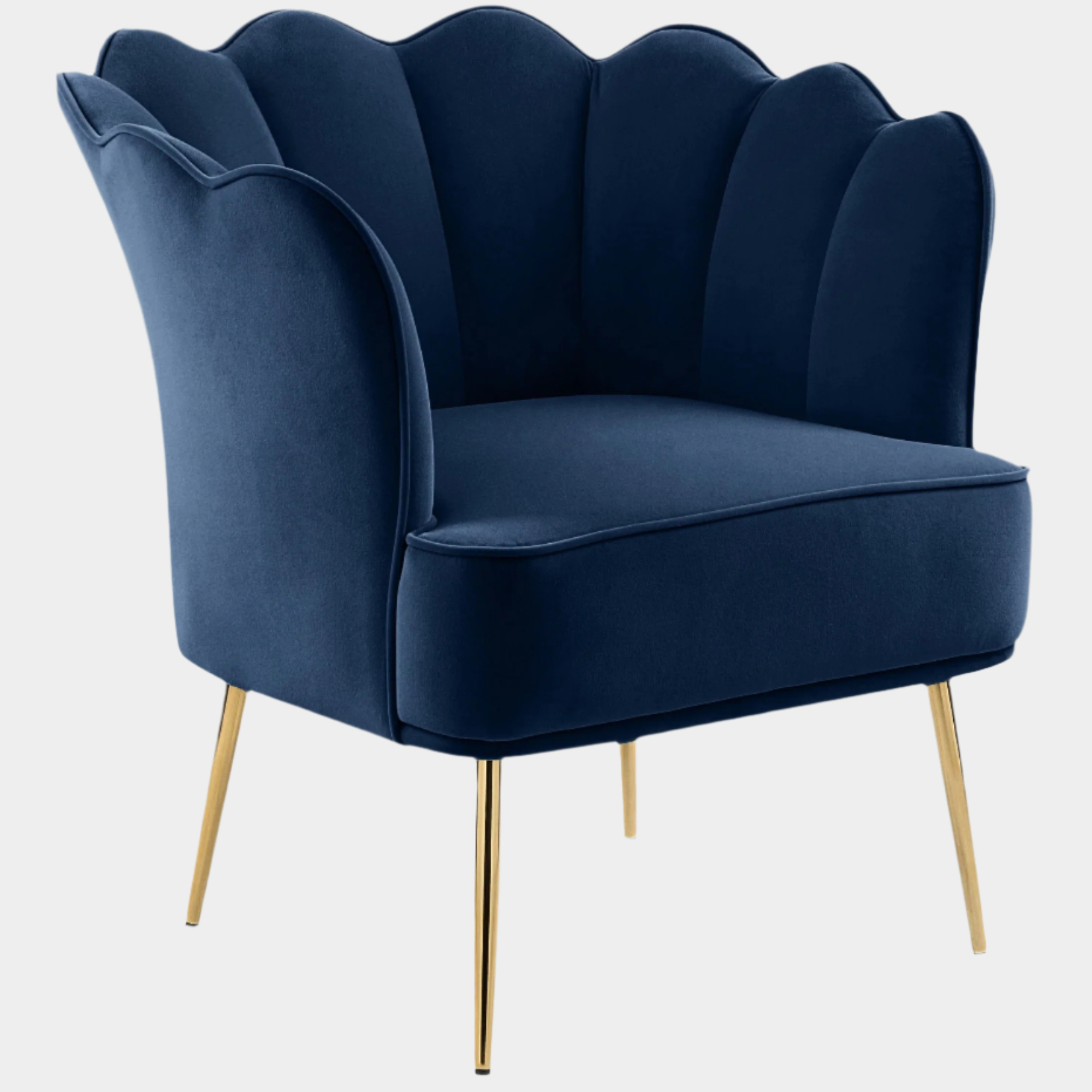 Jester Velvet Upholstered Accent Chair