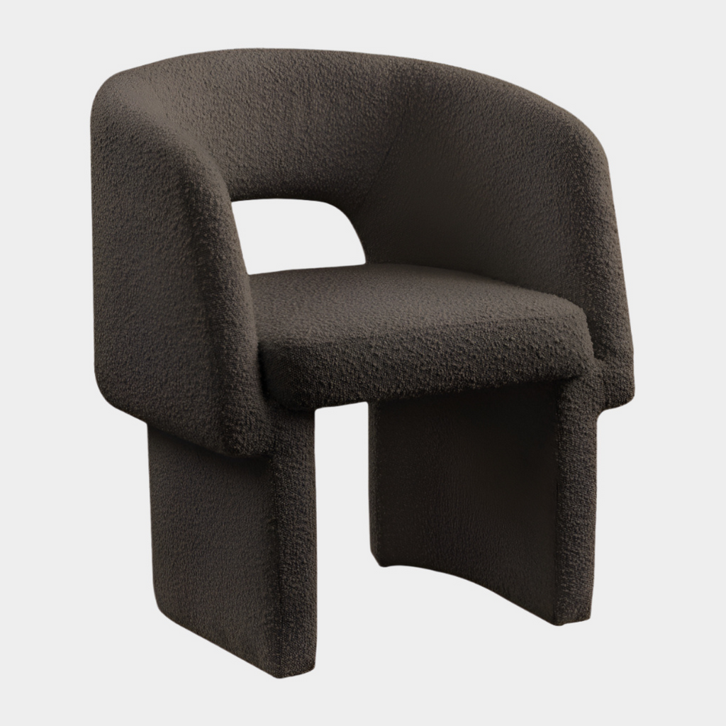 Emmet Boucle Fabric Upholstered Dining Chair / Accent Chair