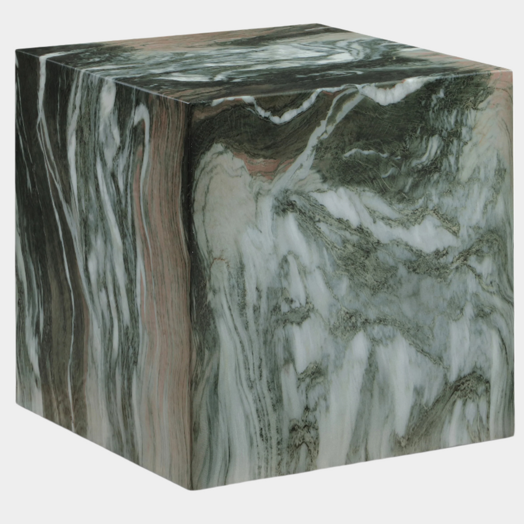 Piazza Marble Finish Indoor / Outdoor Concrete End Table