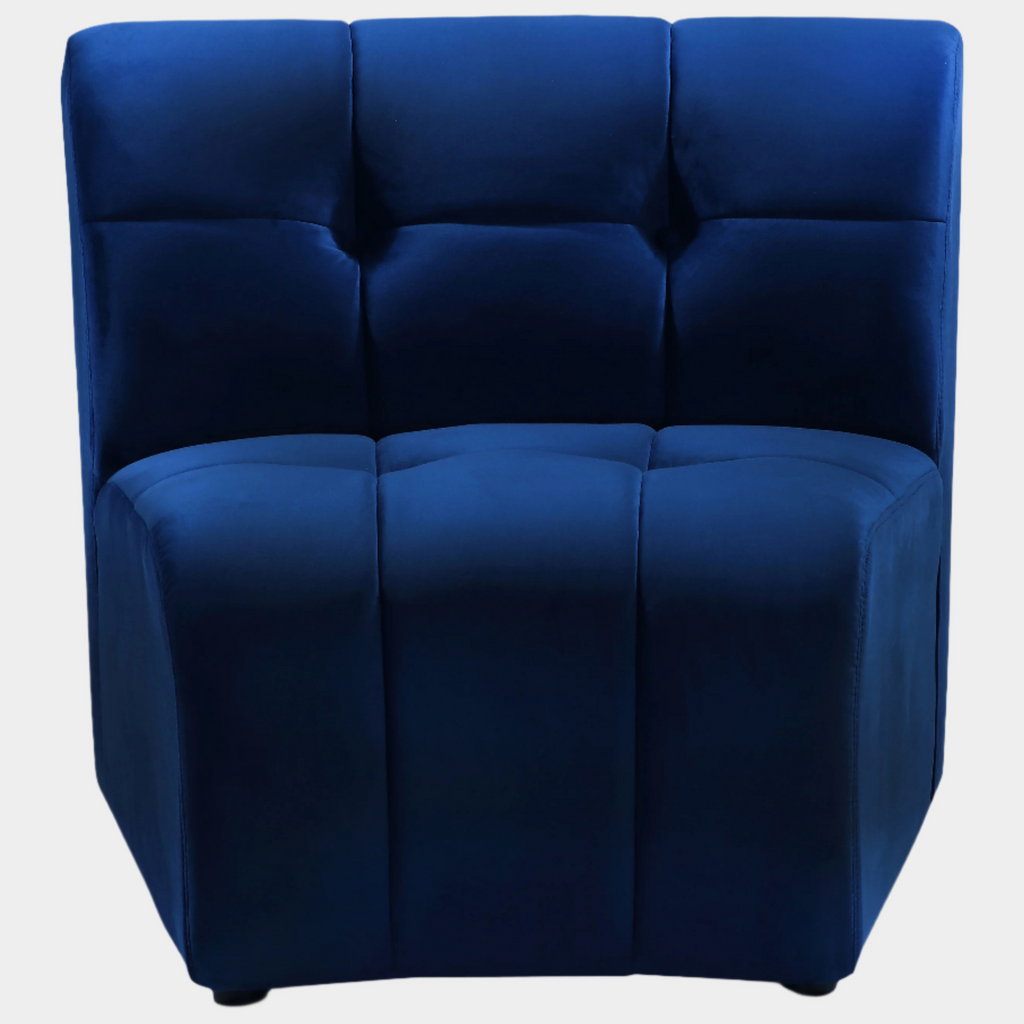 Limitless Velvet Upholstered Modular Chair