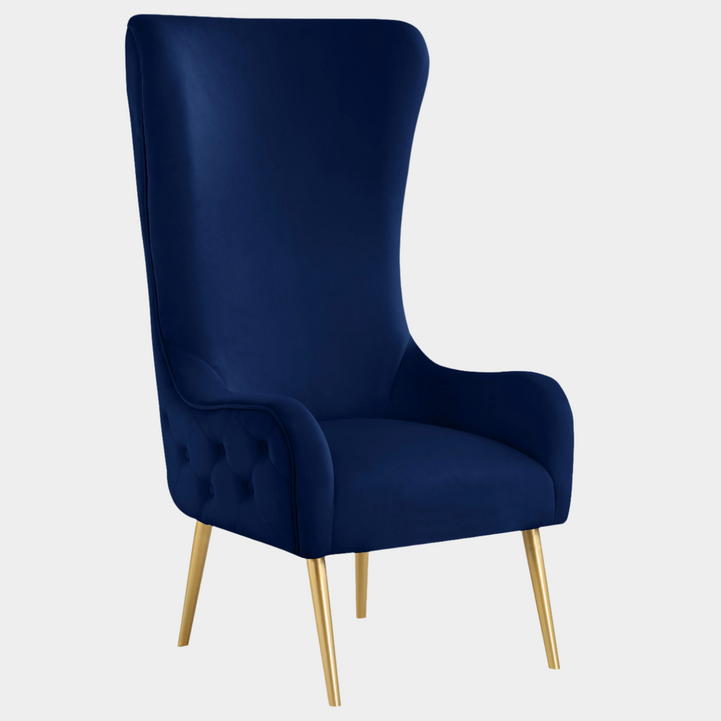 Alexander Velvet Upholstered Accent Chair