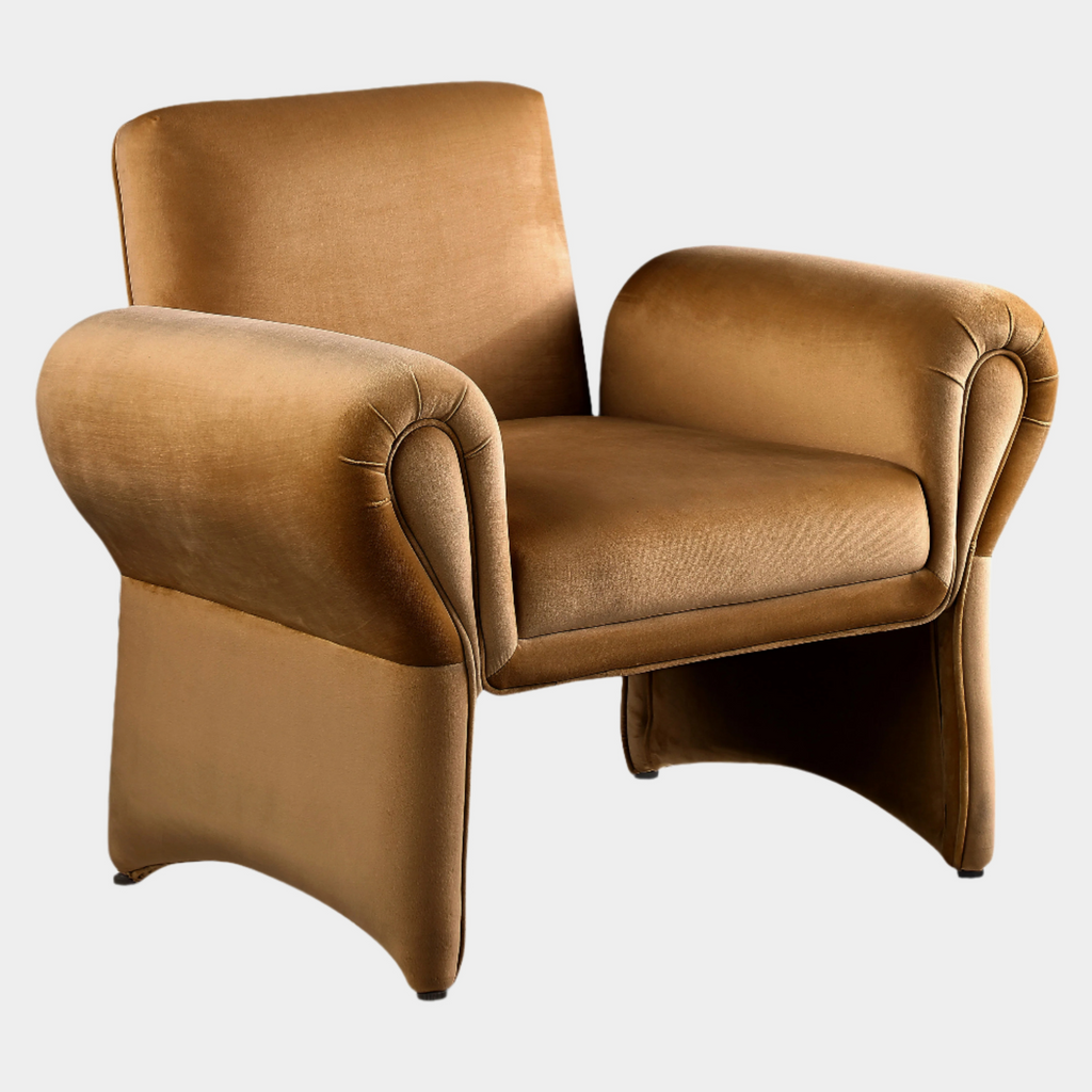 Fleurette Velvet Upholstered Accent Chair