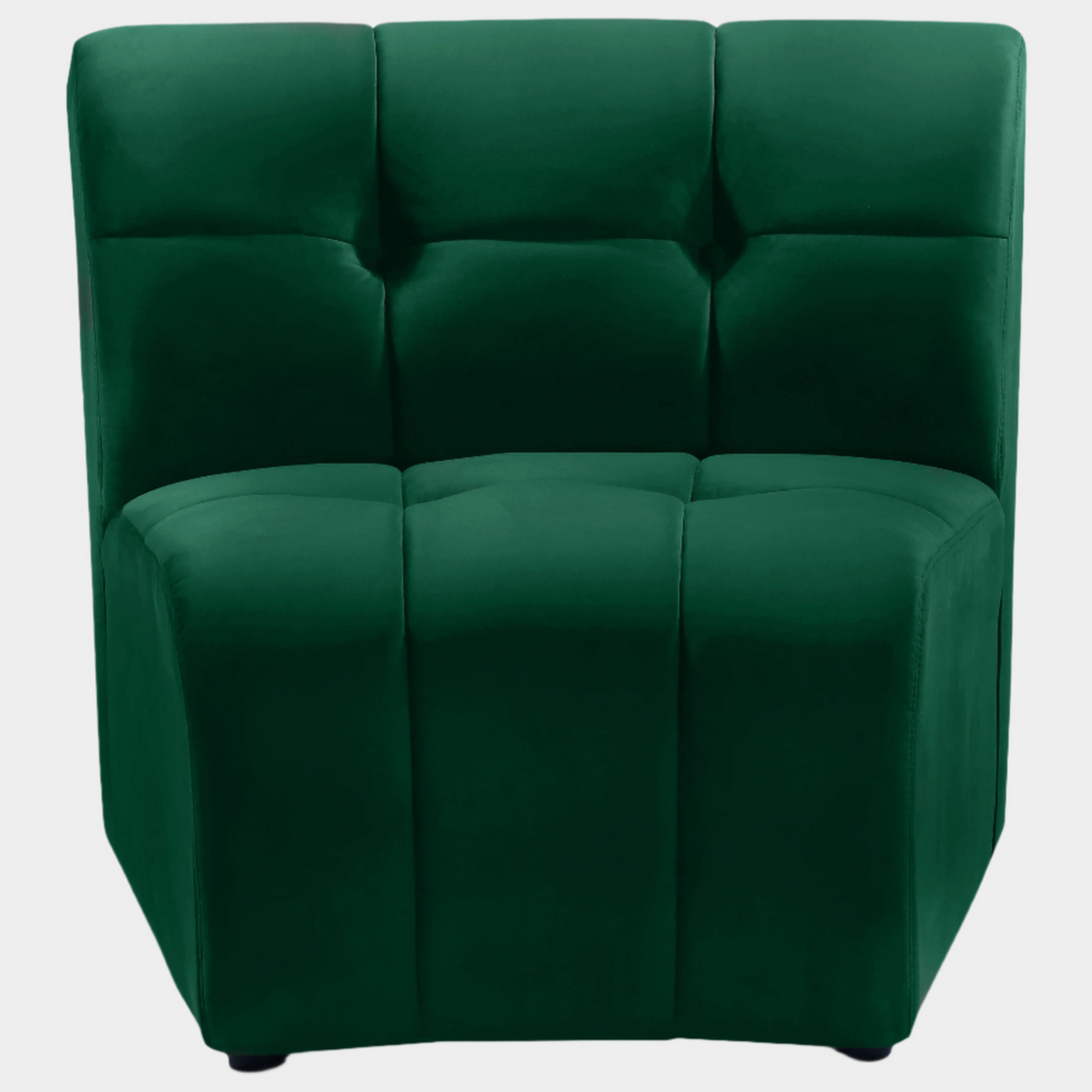 Limitless Velvet Upholstered Modular Chair