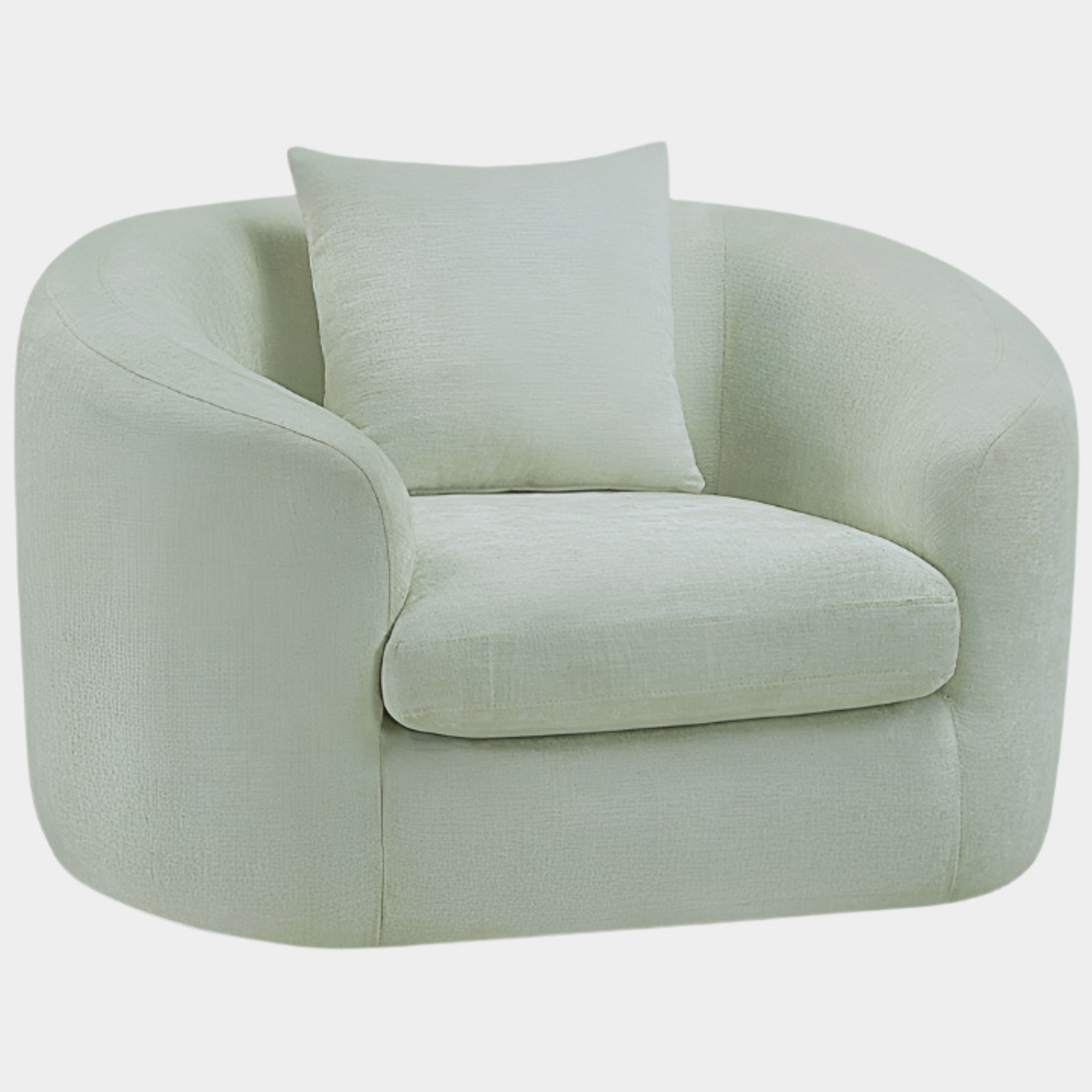 Penelope Chenille Fabric Upholstered Accent Chair