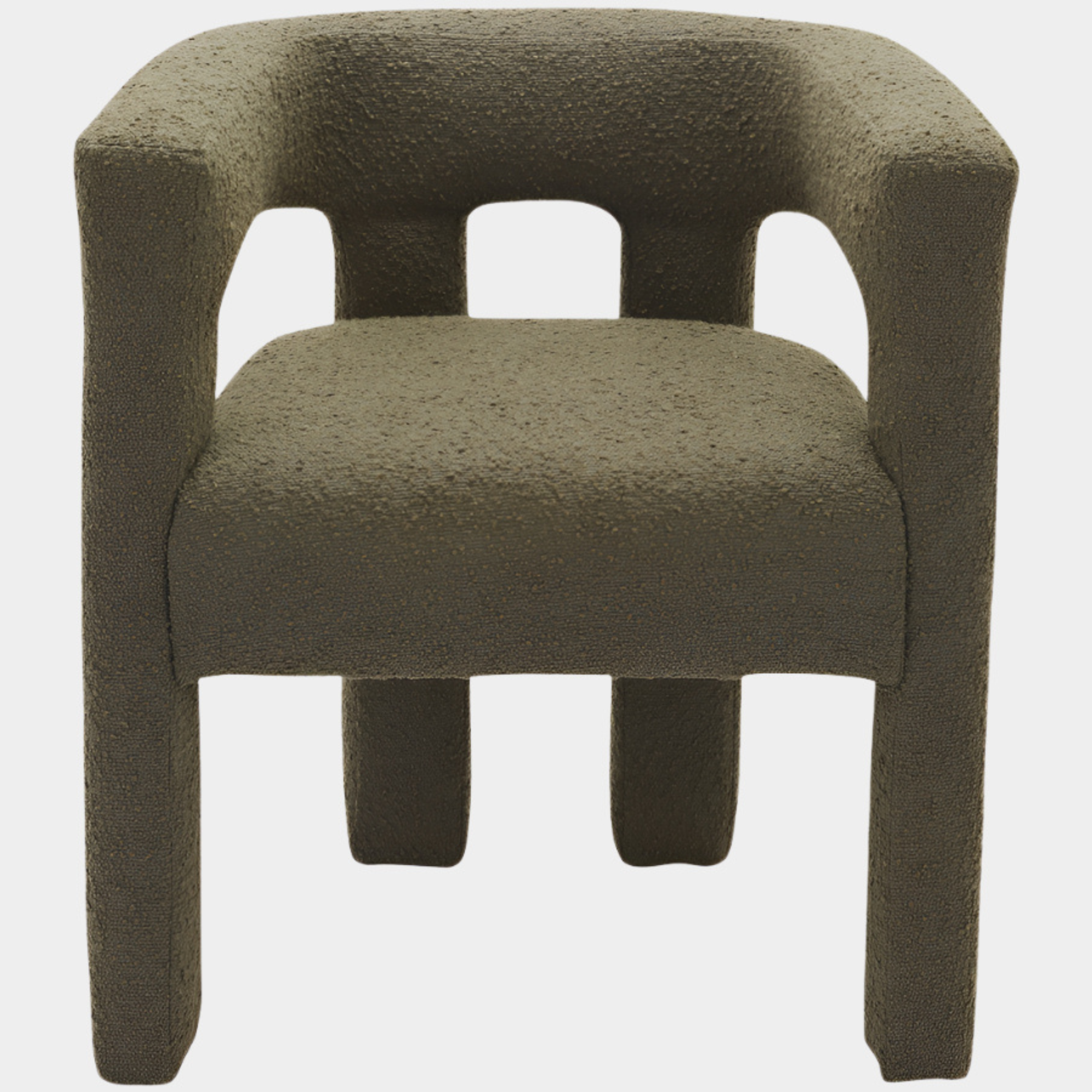 Athena Boucle Fabric Upholstered Accent | Dining Chair