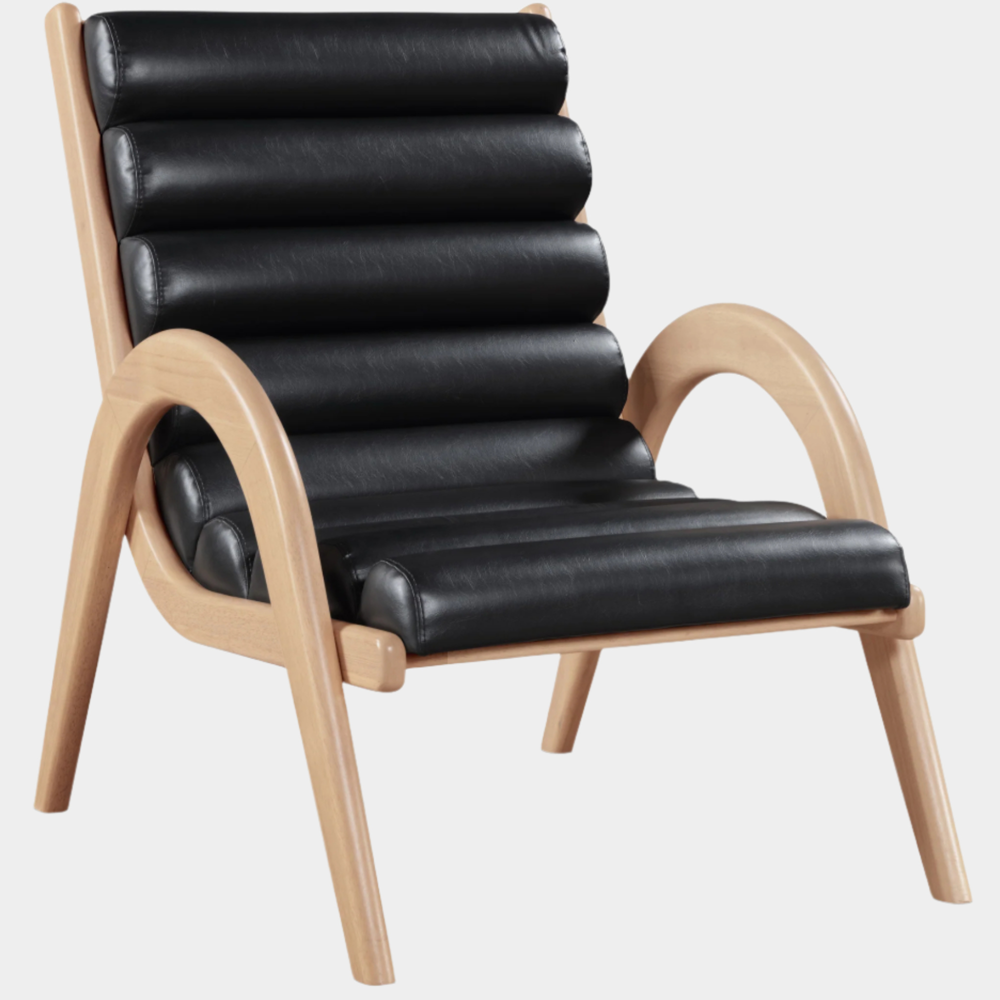 Randal Vegan Leather Upholstered Accent Chair