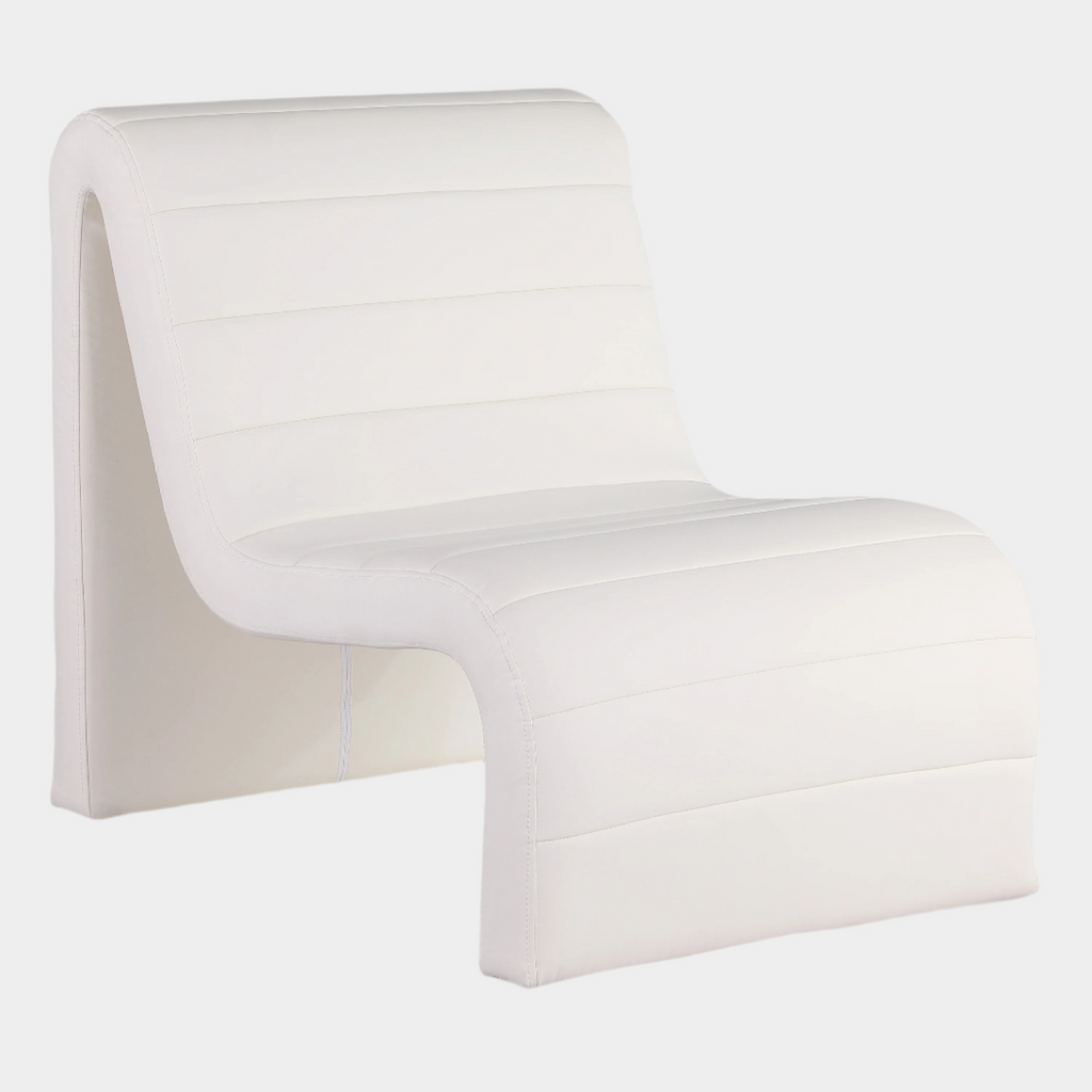 Ivy Vegan Leather Upholstered Accent Chair