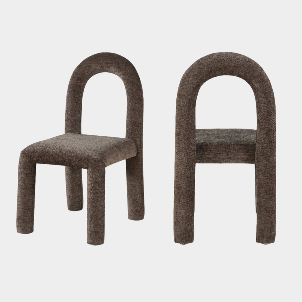 Amari Chenille Fabric Upholstered Dining Chair