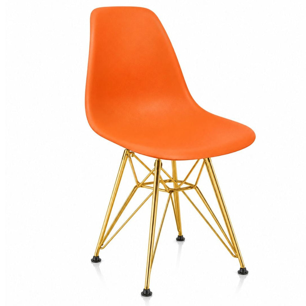 Eames Eiffel Dining Chair (Gold Legs)