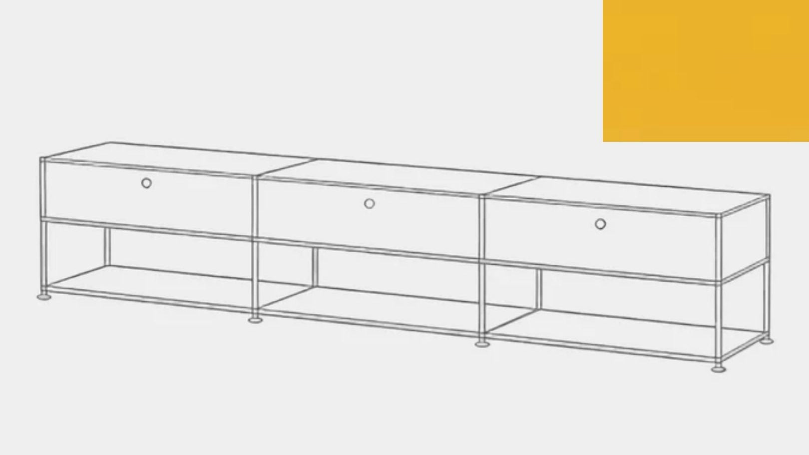 USM Haller Open Media Console