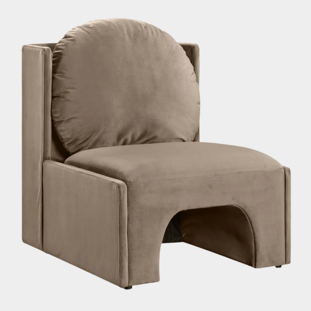 Sigma Velvet Upholstered Accent Chair