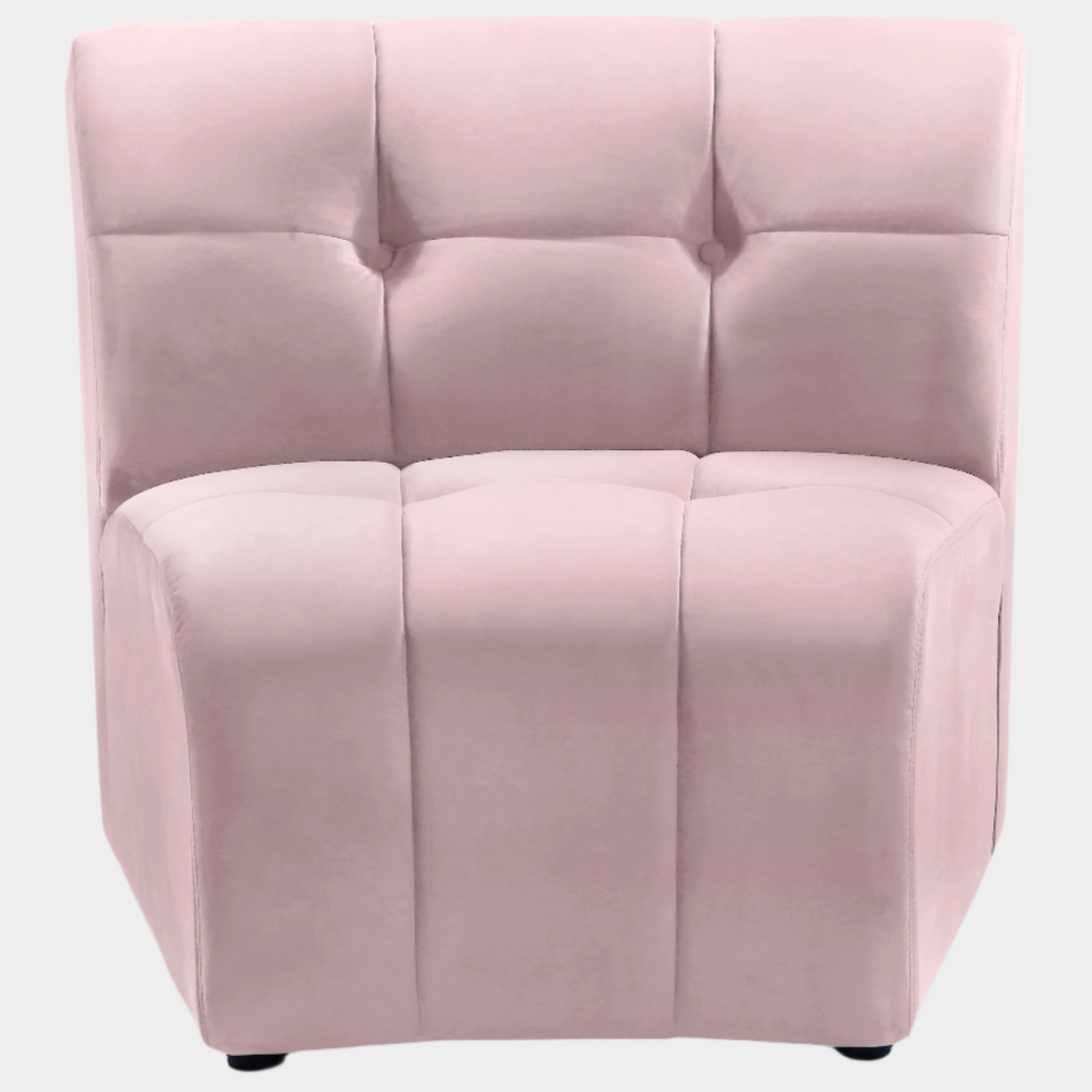 Limitless Velvet Upholstered Modular Chair