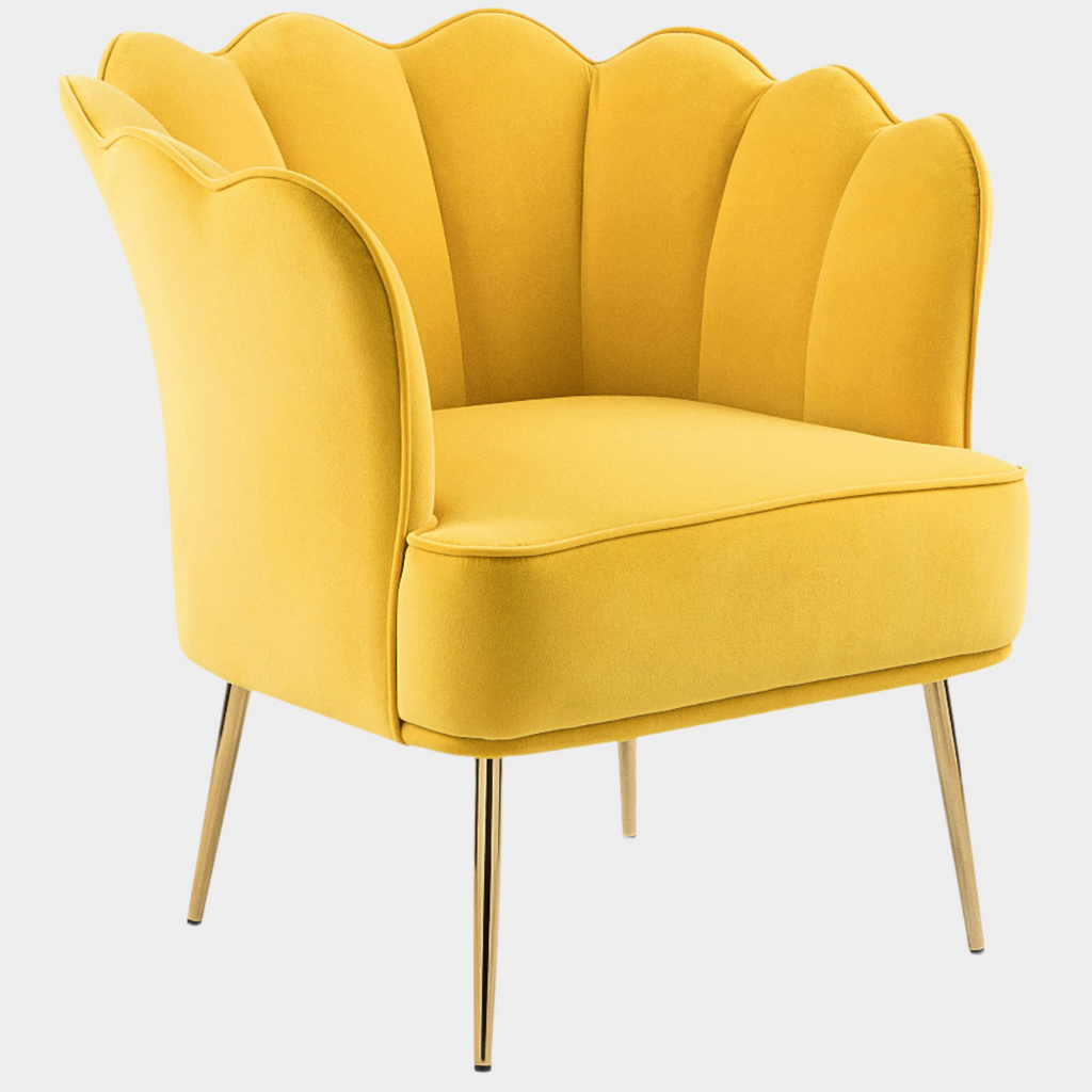 Jester Velvet Upholstered Accent Chair
