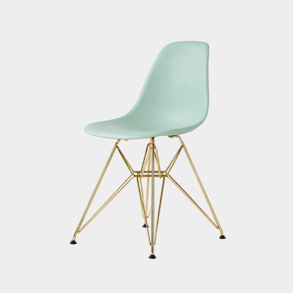 Eames Eiffel Dining Chair (Gold Legs)