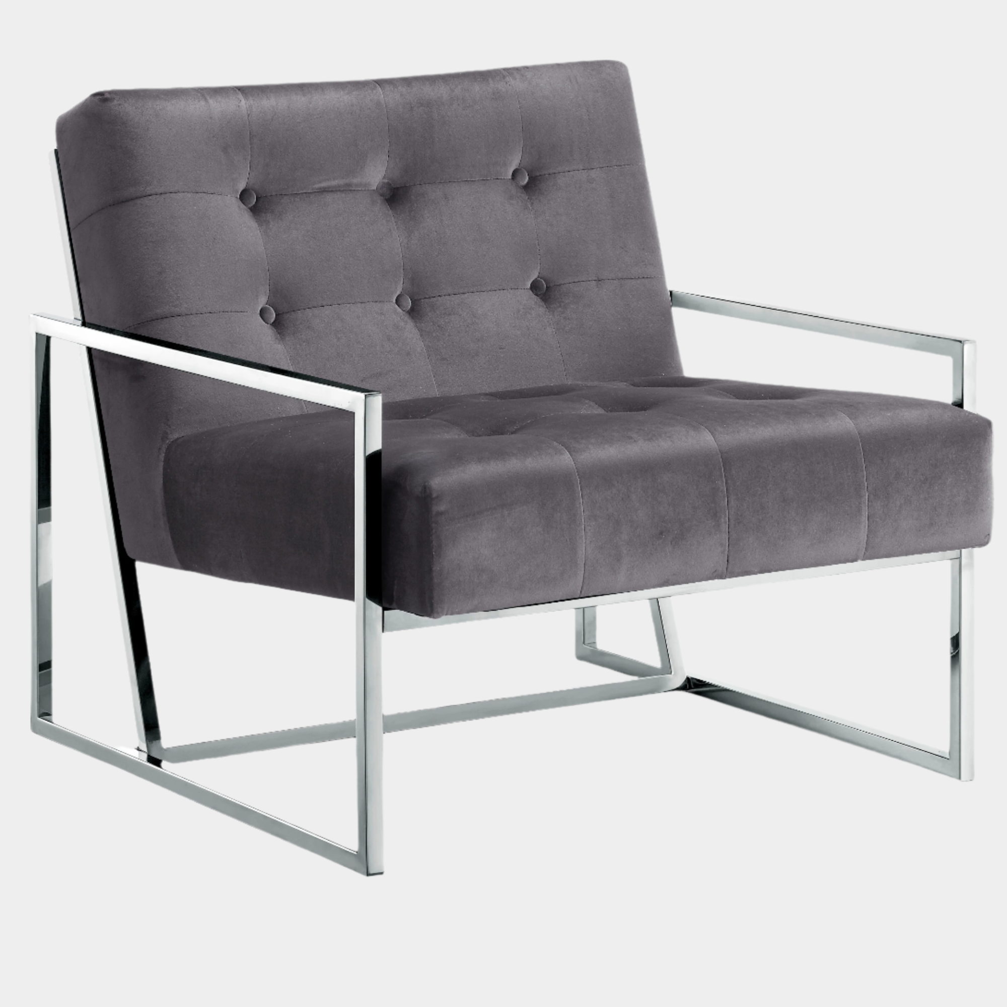 Alexis Velvet Upholstered Accent Chair