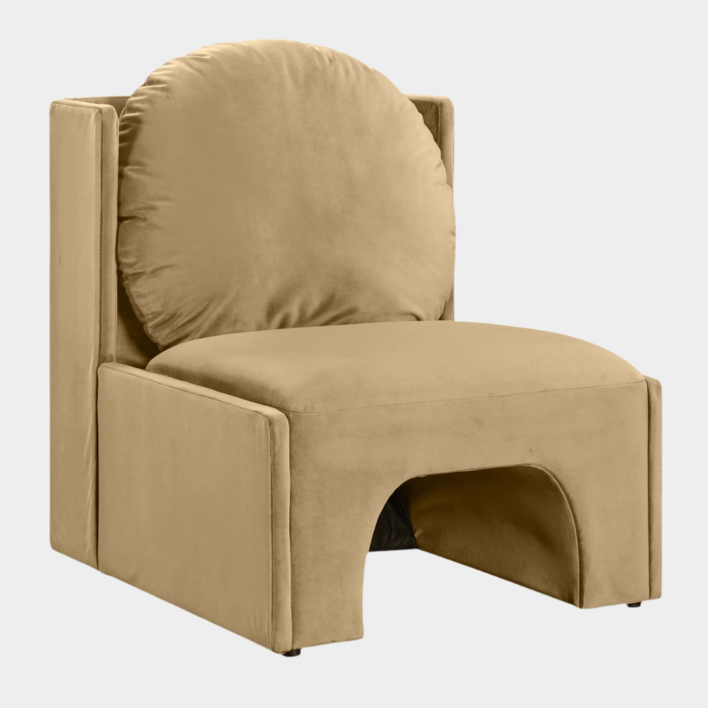 Sigma Velvet Upholstered Accent Chair
