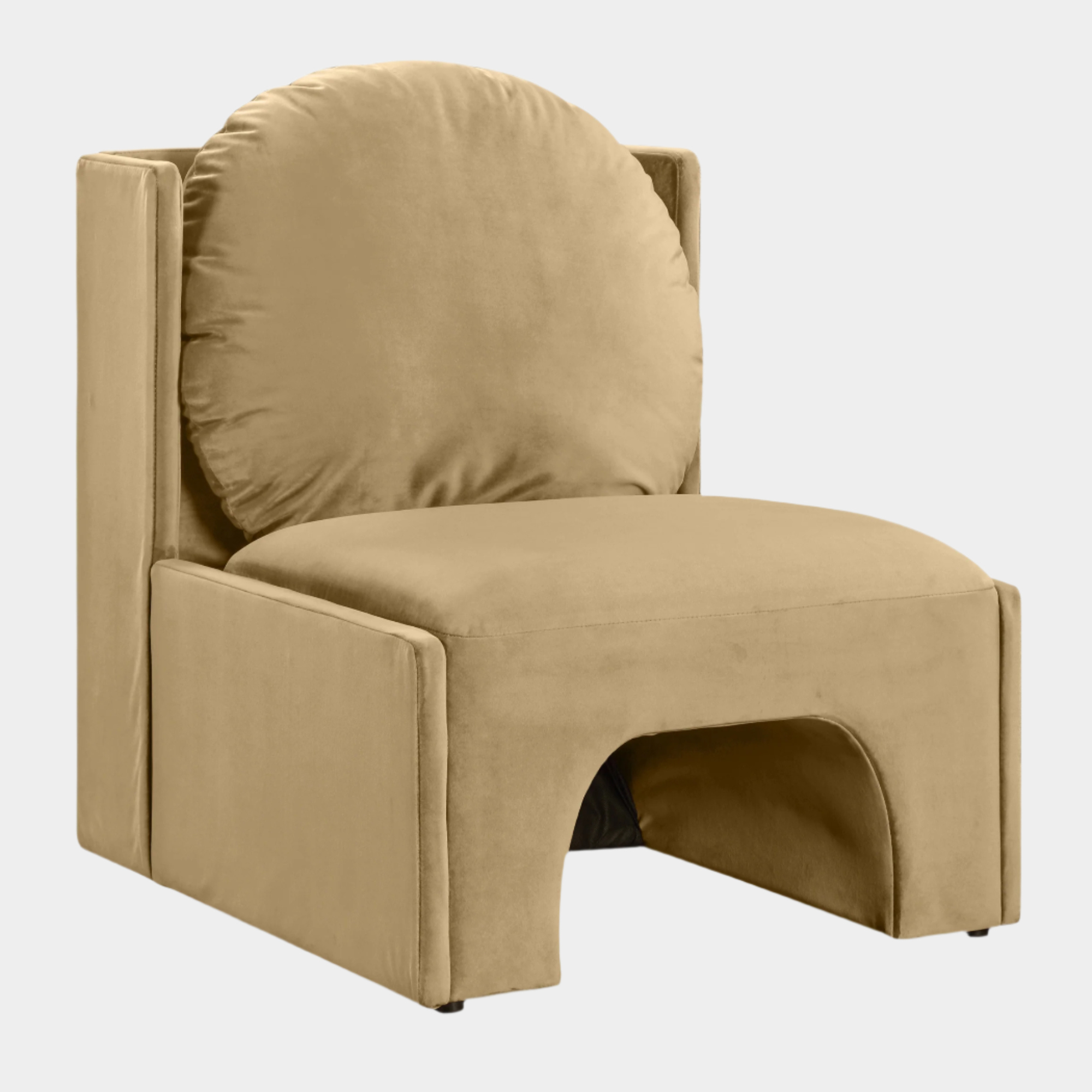 Sigma Velvet Upholstered Accent Chair