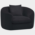 Penelope Chenille Fabric Upholstered Accent Chair