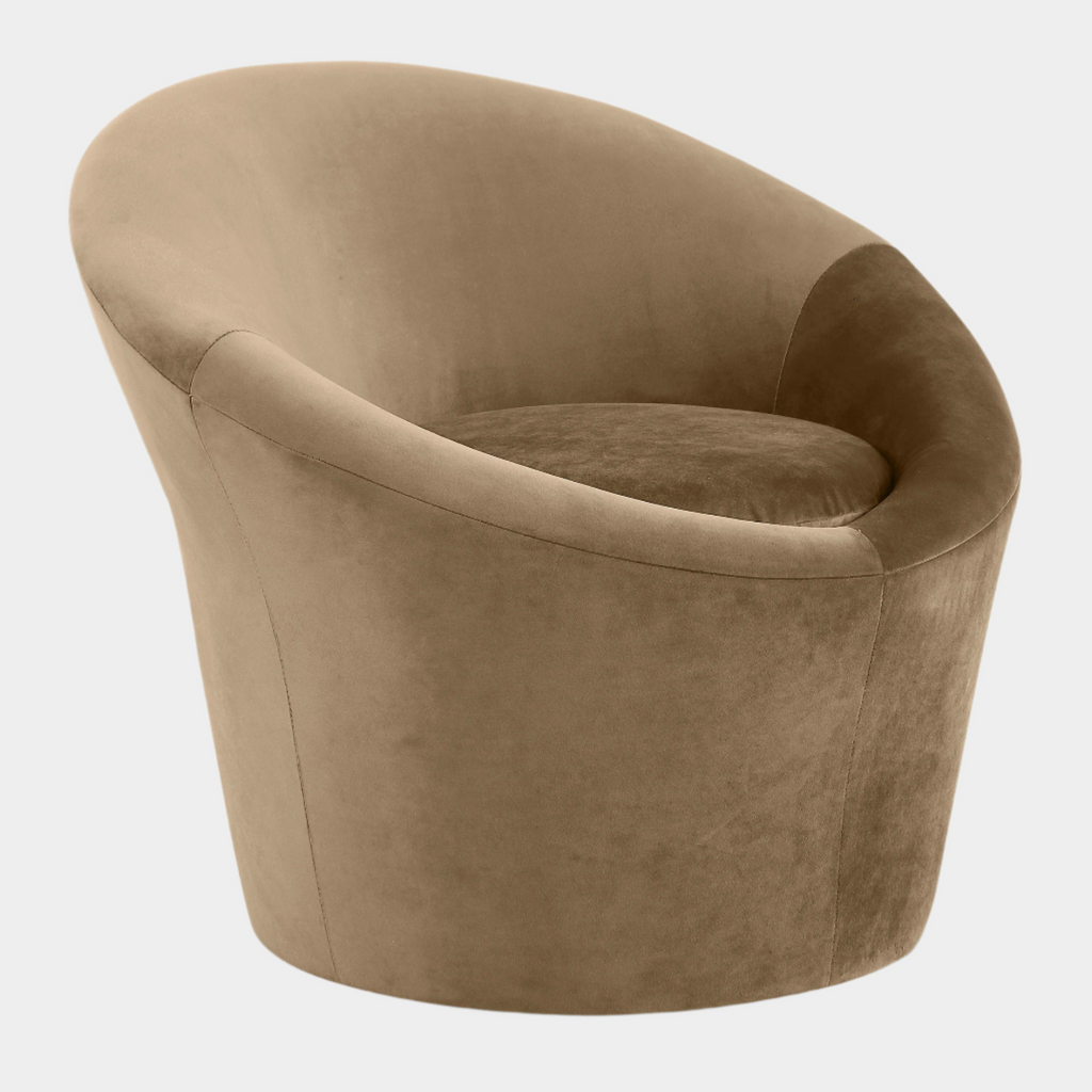 Tristan Velvet Upholstered Accent Chair