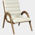 Randal Vegan Leather Upholstered Accent Chair