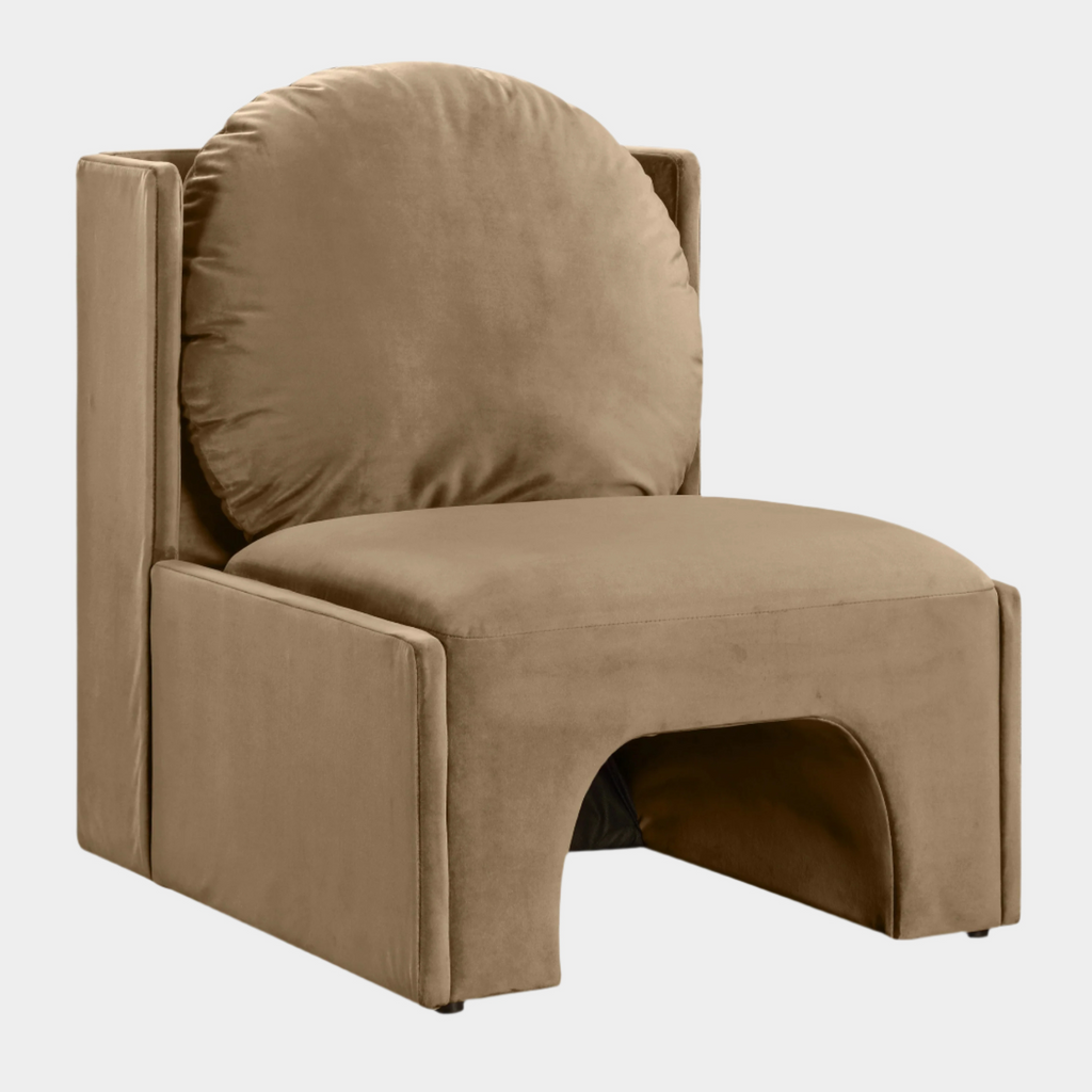 Sigma Velvet Upholstered Accent Chair