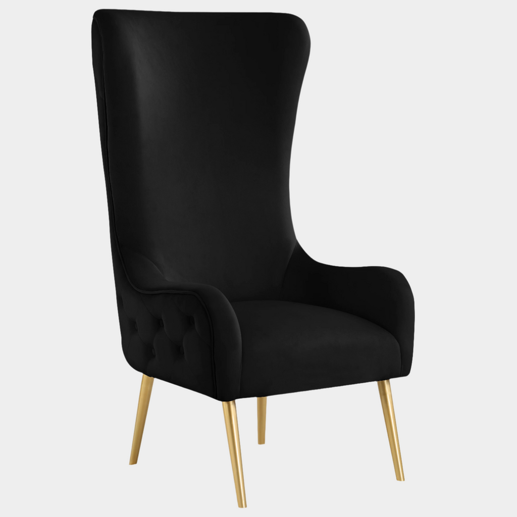 Alexander Velvet Upholstered Accent Chair