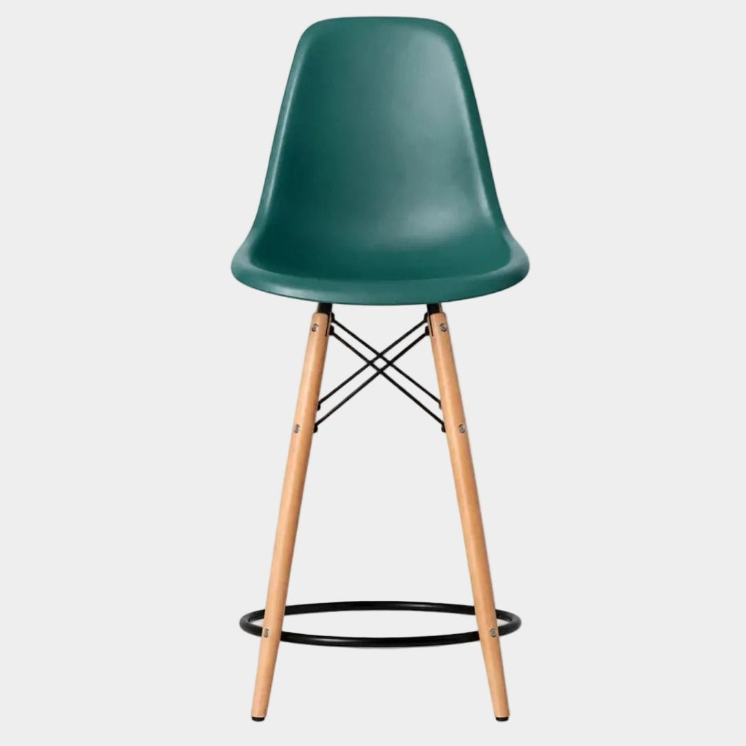 Eames Eiffel Molded Plastic Stool (Natural Base)