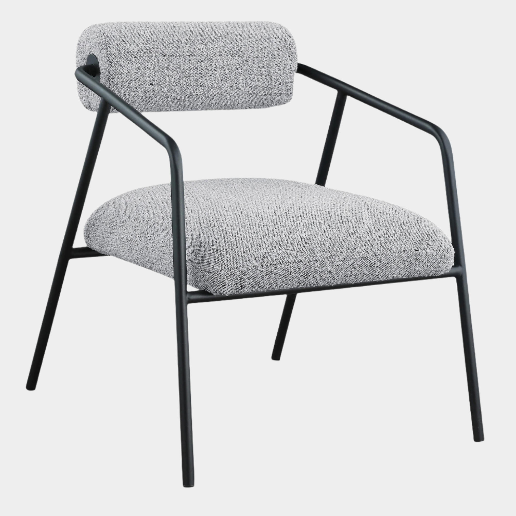 Carly Boucle Fabric Upholstered Accent Chair