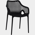 Mykonos Plastic Outdoor Patio Dining Chair