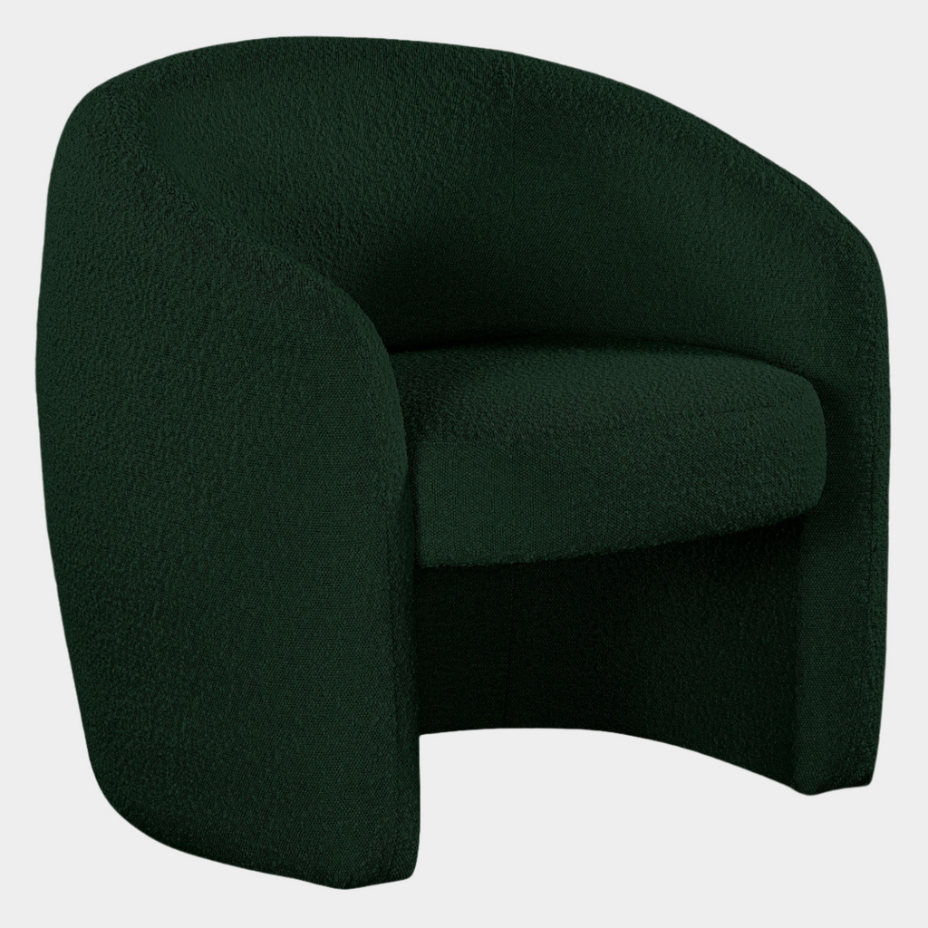 Acadia Boucle Fabric Upholstered Accent Chair