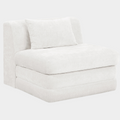 Stellar Chenille Fabric Upholstered Modular Accent Chair