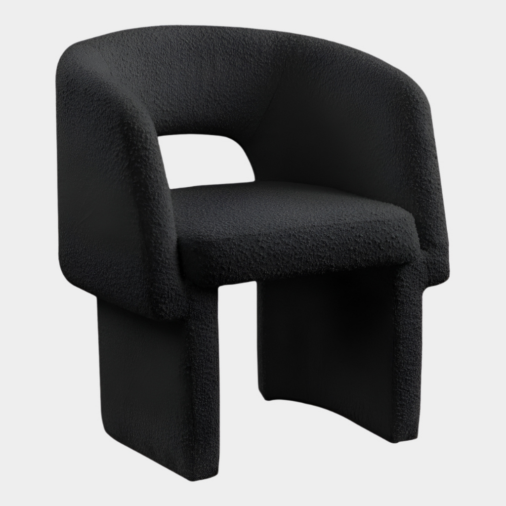 Emmet Boucle Fabric Upholstered Dining Chair / Accent Chair