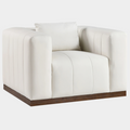 Mallina Vegan Leather Upholstered Accent Chair