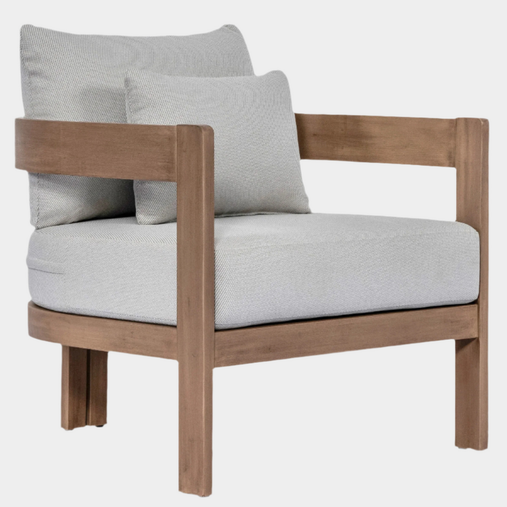 Newport Water Resistant Fabric Upholstered Outdoor Patio Chair