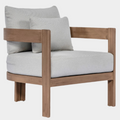 Newport Water Resistant Fabric Upholstered Outdoor Patio Chair