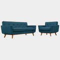 Engage Armchair and Loveseat Set of 2