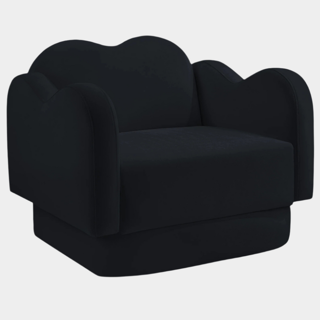Bloom Velvet Upholstered Accent Chair