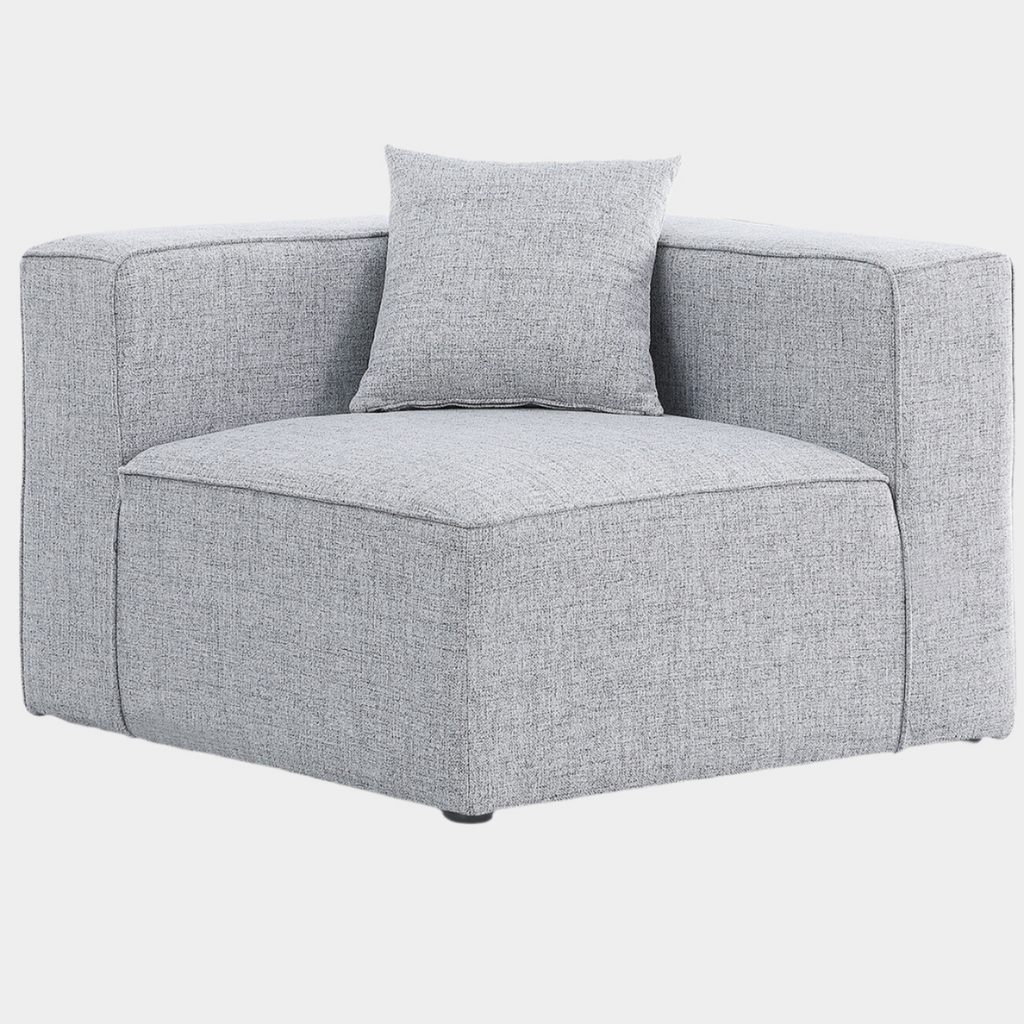 Cube Fabric Upholstered Corner Modular Chair