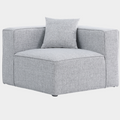 Cube Fabric Upholstered Corner Modular Chair