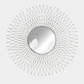 Silver Wall Mirror