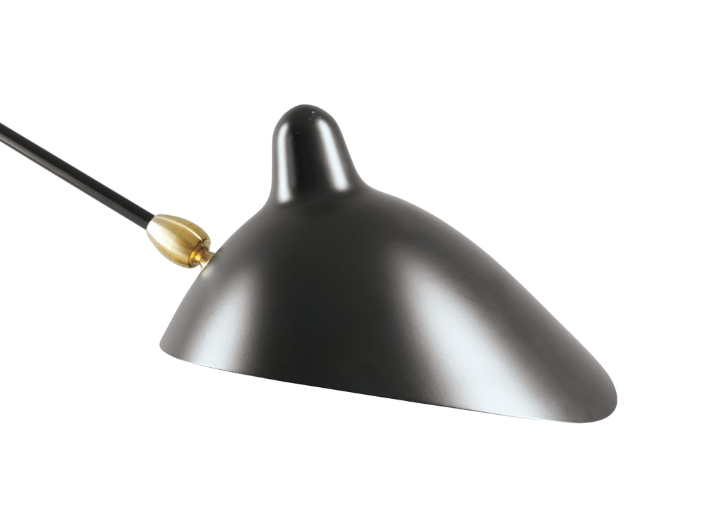 Serge Mouille Three-Arm Ceiling Lamp