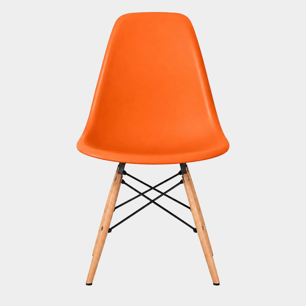 Eames Eiffel Molded Plastic Chair (Natural Base)