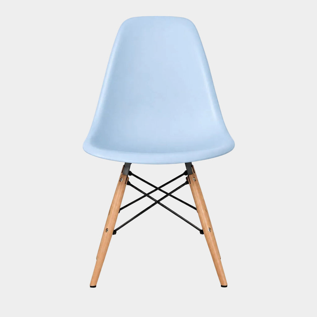 Eames Eiffel Molded Plastic Chair (Natural Base)